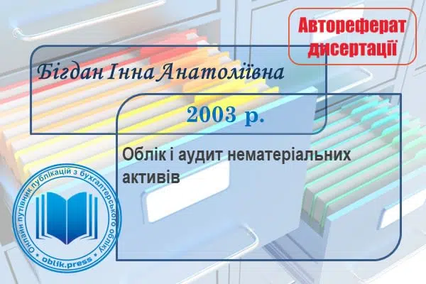 Облік і аудит нематеріальних активів